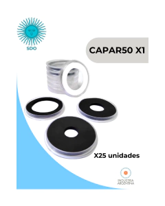 Capsula para monedas CAPAR50 X1 X25 unidades - comprar online