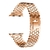 Pulseira de aço inoxidável para apple watch, 44mm, 40mm, iwatch, 42mm/38mm, pu