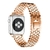 Pulseira de aço inoxidável para apple watch, 44mm, 40mm, iwatch, 42mm/38mm, pu