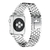 Imagem do Pulseira de aço inoxidável para apple watch, 44mm, 40mm, iwatch, 42mm/38mm, pu