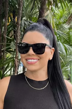 OCULOS DE SOL BRAD QUADRADO UNISSEX PRETO na internet