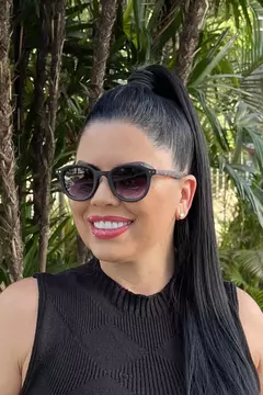 OCULOS DE SOL DIMITRI QUADRADO UNISSEX PRETO FOSCO na internet