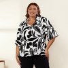 BLUSA DE VISCOSE ESTAMPADO