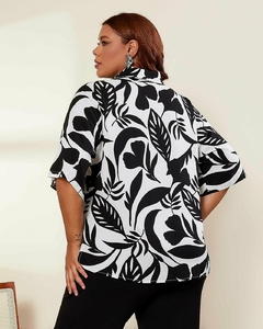 BLUSA DE VISCOSE ESTAMPADO - comprar online