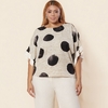 BLUSA AMPLA COM RECORTE NAMANGA