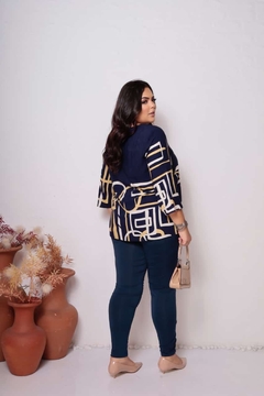 BLUSA BARRADO MANGA - comprar online