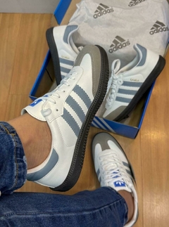 Adidas Samba Branco/Azul