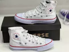 All Star Botinha Branca Lona - comprar online