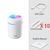 Imagem do 300ml H2O Ar Umidificador Portátil Mini USB Aroma Difusor Com Névoa Fresca Par