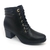 Imagem do Bota Coturno Cano Curto Feminina Modare Ultraconforto Salto Bloco ORIGINAL