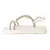 Sandalia Papete Dskota Flatform Tiras Brilho Cristal Y6246 - loja online