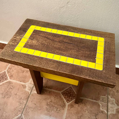 Banco/banqueta com Mosaicos Cobogó Amarelo na internet