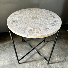 Mesa de mosaico em mármores - "Ravello di Luce" - comprar online