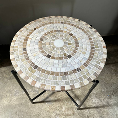 Mesa de mosaico em mármores - "Siena Dorata" na internet
