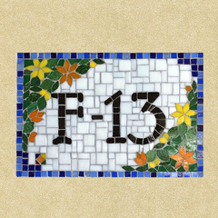 Identificação de casa Florais - comprar online