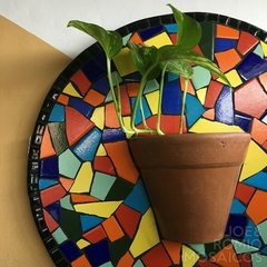 Painel de jardim em Mosaicos - Colorido - comprar online