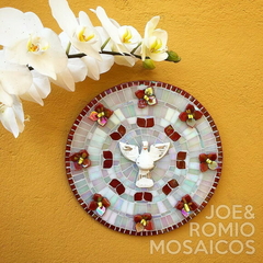 Quadro Divino em mosaicos - Floratta 3D