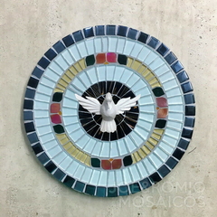 Quadro Divino em mosaicos - Mini tulipas