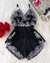 Baby doll malha fria com detalhes em rendinha - comprar online