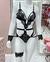 lingerie preta com persex - comprar online