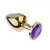 Plug dourado tam p