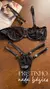 Conjunto sedutora dona preto - loja online