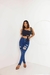 Calça jeans melody (FAIXA ROSA)
