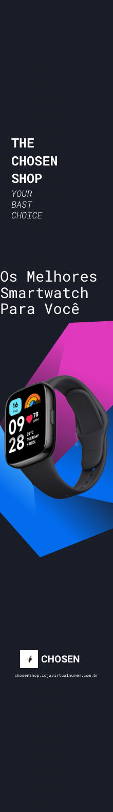 Banner da categoria Smartwatch