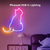 Fita De Led TUYA Neon LED Strip Lights Para Decoração, Corda De Silicone Luz, Música Sync.
