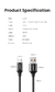 Cabo USB Tipo C UGREEN-USB Tipo C Para Carregamento Rápido. - comprar online