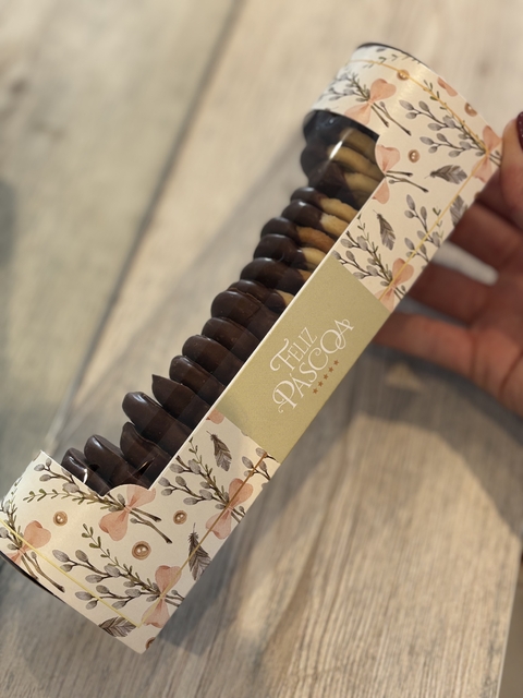 Caixa gaveta com biscoitos banhados - Páscoa