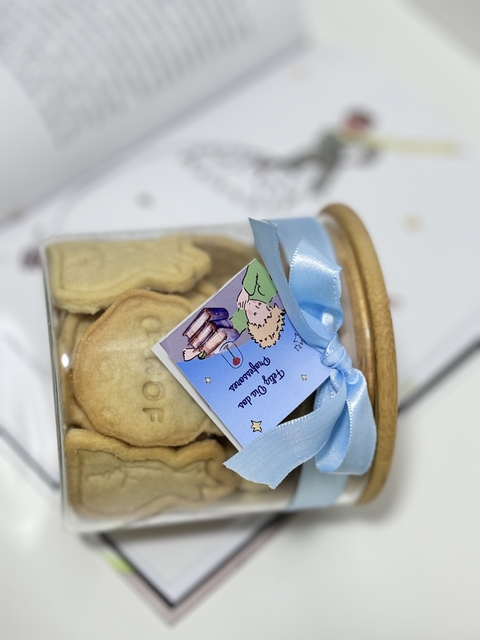 Pote Hermético com biscoitos amanteigados Pequeno Príncipe - comprar online
