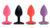 Plug Anal Coração Silicone Tamanho P Sexy Import - comprar online