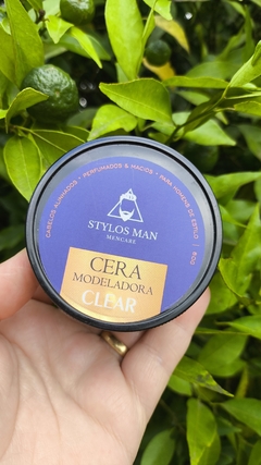 Cera Modeladora Clear Stylos Man - comprar online