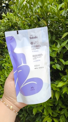 Refil creme desodorante nutritivo para o corpo algodão - 400 ml - Tododia - comprar online