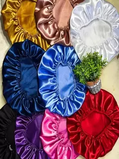 Imagem do Touca de Cetim Anti-Frizz para Dormir