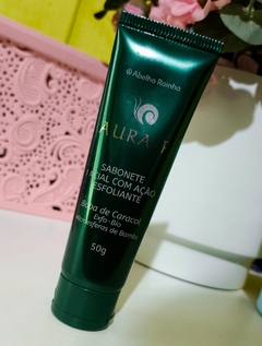 Aura R Sabonete Facial Com Acao Esfoliante 50g - comprar online