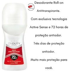 DESODORANTE ROLL ON ON DUTY WOMEN MAX PROTECTION 50ml na internet