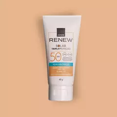 Protetor Solar Facial Avon Renew Cor Clara 1.0 FPS 50 40g - comprar online