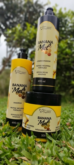 Imagem do Kit Banana e Mel Suave Fragrance Cosméticos Reposição Capilar