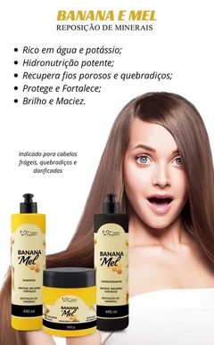 Kit Banana e Mel Suave Fragrance Cosméticos Reposição Capilar - comprar online