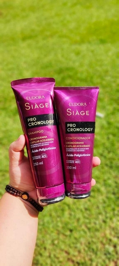 Combo Siàge Pro Cronology: Shampoo 250ml + Condicionador 200ml