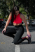 Leggins termica con cierre