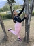 Crop top aira roseblack - AIRA SPORTSWEAR