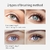 Vibely Eyelash Mask Waterproof 4D Mascara Silk Fiber Lengthening Curling Long Ey