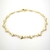 Sandálias descalços mulheres ankel pulseiras 18k ouro cor tornozeleiras de aç na internet