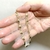 Sandálias descalços mulheres ankel pulseiras 18k ouro cor tornozeleiras de aç - comprar online