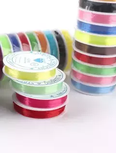 Fio de Silicone Fibra de Seda Elastica Colorido