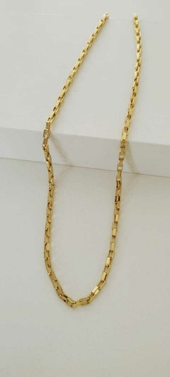 Corrente Veneziana Aberta CR1103 Banhada a Ouro. - comprar online