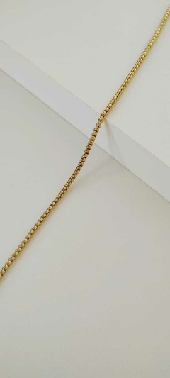 Corrente Veneziana Media CR1020 Banhada a Ouro. - comprar online